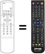Gleichwertige Fernbedienung Toshiba WHV14669