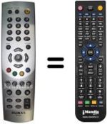 Replacement remote control Humax SEC0897
