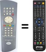 Replacement remote control WHV5072