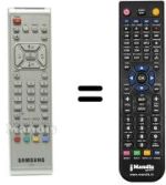Gleichwertige Fernbedienung Samsung SEC14672