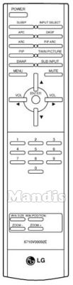 Original remote control LG MF02HA (6710V00092E) Original remote control LG MF02HA (6710V00092E)