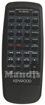 Original remote control KENWOOD A70117905