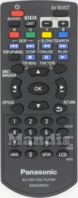 Original remote control PANASONIC N2QAJC000016