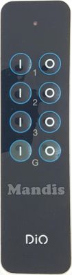 Original remote control DIO 54760 (PBT-707)