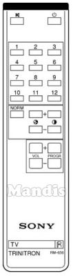 Originalfernbedienung SONY RM 656 (A1470810A) Originalfernbedienung SONY RM 656 (A1470810A)