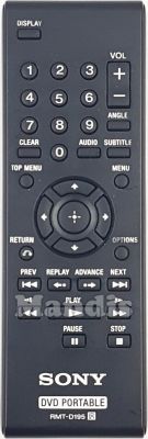 Original remote control SONY RMT-D195 (148788411)