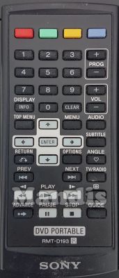 Original remote control SONY RMT-D193 (988512762) Original remote control SONY RMT-D193 (988512762)