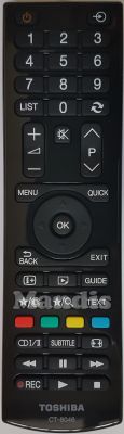 Original remote control TOSHIBA CT-8046 (30087643)