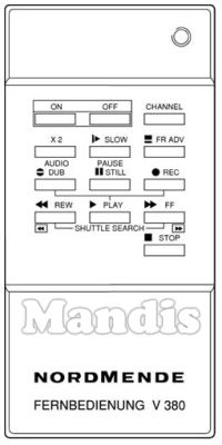 Originalfernbedienung THOMSON V 380 (272444)