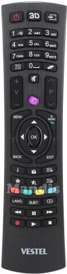Original remote control VESTEL RCA4990 (30089291)