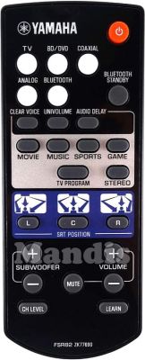 Original remote control YAMAHA FSR82 (ZK776900)