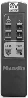 Originalfernbedienung VORTICE TELENORDIK 5T (22387) Originalfernbedienung VORTICE TELENORDIK 5T (22387)