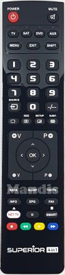 Gleichwertige Fernbedienung Philips SAT801 Gleichwertige Fernbedienung Philips SAT801