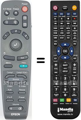 Gleichwertige Fernbedienung 6006170