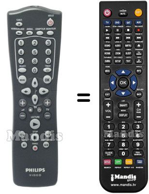 Gleichwertige Fernbedienung RT25198104 Gleichwertige Fernbedienung RT25198104