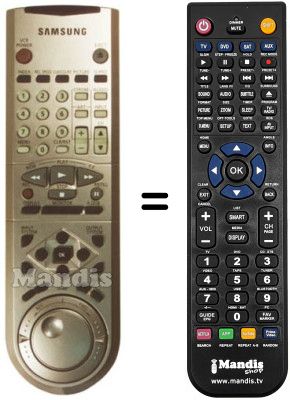 Replacement remote control Samsung SV-4000 W