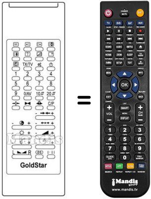 Gleichwertige Fernbedienung LG CBT 2162 M