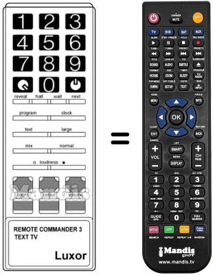 Replacement remote control 190 9512-10