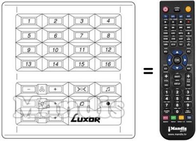Replacement remote control 190 9582-15 / 25 / 27