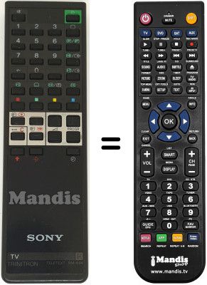 Replacement remote control Sony KV-M 1620