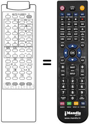 Replacement remote control 3F14-00022-050
