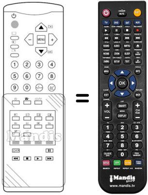 Replacement remote control 3F14-00037-040