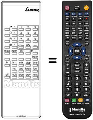 Replacement remote control 5652 20 33