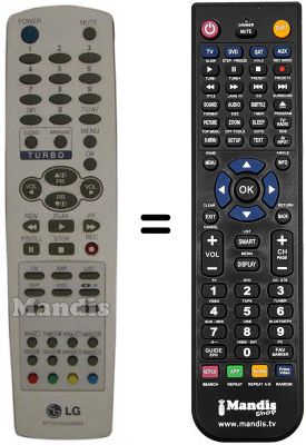Replacement remote control LG 29 FB 51RQ