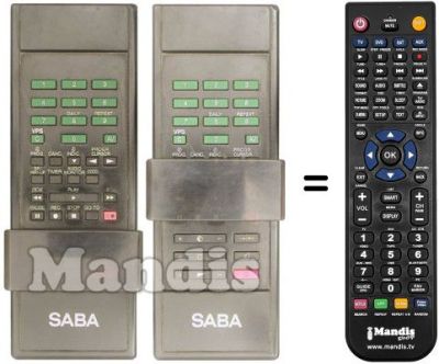 Replacement remote control 6A 10 E