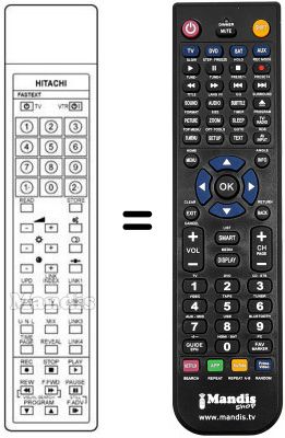 Replacement remote control A 518612 Replacement remote control A 518612