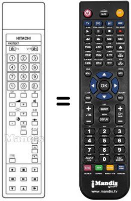 Replacement remote control A 518615