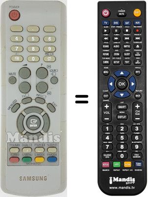 Replacement remote control Samsung CW 21T20