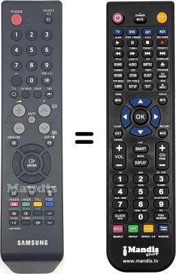 Gleichwertige Fernbedienung Samsung WS 32Z318T