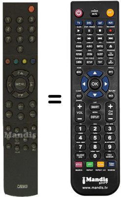 Replacement remote control Medion MD 7554 R