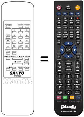 Replacement remote control B01300