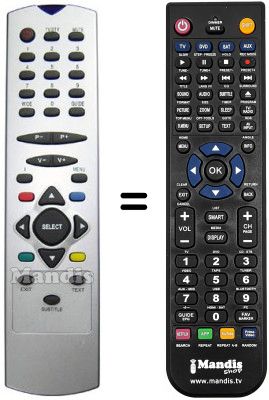 Replacement remote control Crown CDST 935