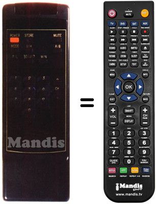 Gleichwertige Fernbedienung CSR 10