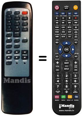 Gleichwertige Fernbedienung CSR 15