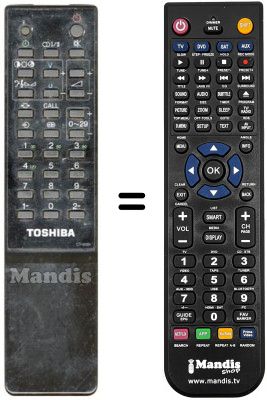 Replacement remote control CT-9381 Replacement remote control CT-9381