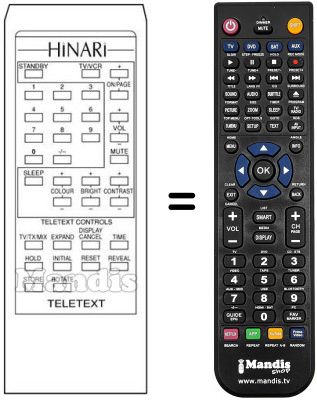 Replacement remote control CT 15