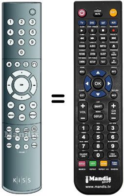 Replacement remote control Kiss VR 558