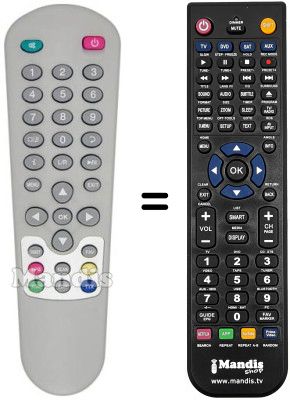 Replacement remote control Zodiac DZR 1DTT