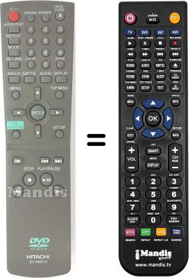 Replacement remote control DV-RM 310