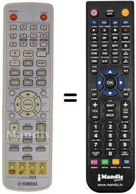 Gleichwertige Fernbedienung W 8566 B0