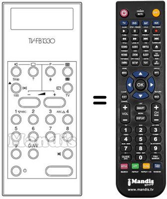 Replacement remote control FB 1330