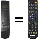 Replacement remote control Hitachi VT-F770