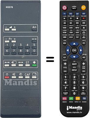 Replacement remote control IR 3578