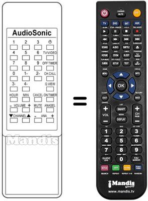 Replacement remote control KT 8338