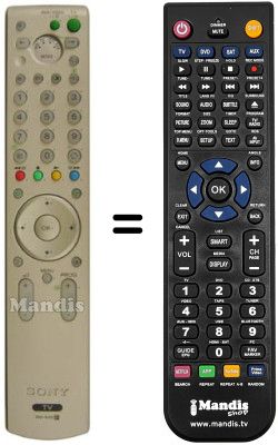 Replacement remote control Sony KV-32 FQ86 E