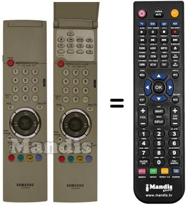 Replacement remote control Samsung SP 50L2 HX